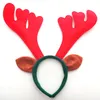 Kerstversieringen Oren Antlers Niet-geweven hoofdband Verjaardag Partys Holiday Party Props Levert Wh0010