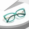 Güneş gözlüğü Marka Tasarımcısı okuma gözlüğü Kadınlar Için Mavi Işık Engelleme Bilgisayar Gözlük Presbiyopik Okuyucu 0 0.5 0.75 1.25Güneş Gözlüğü