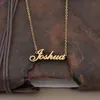 Pendant Necklaces Selena Name Necklace For Women Stainless Steel Jewelry 18k Gold Plated Nameplate Femme Mother Girlfriend Gift