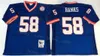 Football de retour 43 Araignée 1986 XXV 1990 56 Maillot Lawrence Taylor 75e anniversaire 89 Mark Bavaro 11 Phil Simms 53 Harry Carson 58 Carl Banks Mitchell et Ness ncaa