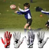 Boodun 1 paire de gants de rugby doigt complet anti-dérapant Gel Baseball Football américain mitaine Sport de plein air Guantes pour hommes femmes