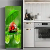 Fridge Stickers Refrigerator Cover Door Landscape Plant Sea Self Adhesive Kitchen Furniture Decor Wrap Freezer Sticker DIY 2207163126361