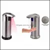 Distributeur de savon liquide Accessoires de salle de bain Bain Maison Jardin Cuisine Matic Dish Touchless Stainles Dhjvh