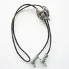 Bow Ties Silver Plating Saddle Horseshoe Cowboy Boots Bolo Tie Neck Necklace Also Stock In US