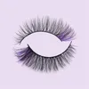 NOUVEAU Extension de cils colorés Doux confortable Naturel faux 3d Vison cils Maquillage Faux cils