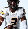 Nik1 Missouri Tigers Football Jersey 34 Larry Rountree III 9 Jalen Knox 1 Tyler Badie 3 Shawn Robinson 39 Chris Turner NCAA College män kvinnor