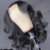 Body Wave hd Parrucca corta Bob 13x4 Anteriore in pizzo Capelli umani Remy brasiliano Chiusura 4x4 Sciolto Pre pizzicato 180 250 Parrucche frontali a densità