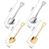 4pcs 410 cucchiaino da caffè in acciaio inossidabile pala retrò per gelato creativo cucchiaino da tè utensili da tavola set di posate s