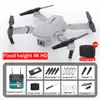 E88 PRO 4K DRONS With Wide Vinkel HD 1080p Dual Camera höjd Håll WiFi RC Foldbar Quadcopter Drone GI 6311