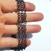 3meter Lot schwarz 5mm stianloser Stahl runder Kreis Rolo Linkkette Schmuck Schmuck Ketten markieren DIY in Schüttung