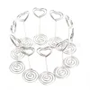 Party Decoration 10st/Set Place Card Holder Heart Shape Clips Wedding Favors Table Po Memo Number Namn Base Jun26 Party