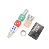 New mixed color metal pipe personality creative portable mini plastic pipe smoking accessories