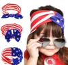 Американский флаг Оголовье 4 июля США Baby Turban Stretchbands Bandana Turbante Детские аксессуары для волос