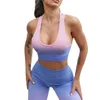 Womens Active Leggings Set Seamless Yoga Pants Suit High Waist Hip Lifting Fitness Pants Tie Dyed Sports Vest Running Shorts