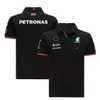 T-shirt a maniche corte per tuta da corsa di Formula 1 2022f1 1 Nuova divisa della squadra di F1 Manica corta da corsa personalizzata Stesso stile per appassionati di auto Polo oversize Ss07 C1K1