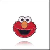 Мультипликационные аксессуары продукты Baby Kids Maternity Mite Sesame Street Знак Elmo Cookie Monster Metal Broochs Rackpack Lapel Pin Men1407302