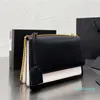 Designer- Flip Shoulder Bag Högkvalitativ guld hårdvara kedja 22cm kvinna kväll messenger väska plånbok handväska