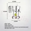 Kommersiella multifunktionella juicers rostfritt stål juice extraktor centrifugal juicing separation matmaskin cirka 80 kg/h 220v/110v