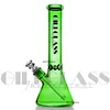 Bang de bec coloré Bong Verre Bong Recycler Recycler Pipes Water Mini Perc Dab Rig Smoking Pipe avec bol plates-forts