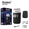 Kemei Electric Shaver Machine à raser de la tranche de barbe électrique Rechargeable pour hommes Razor Double utilisation humide Utilisation T9T220718 T220726