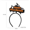 Bandeaux d'halloween, toile d'araignée fantôme chauve-souris citrouille, pour Costume de fête, tour ou traitement, décoration Cosplay GC1517
