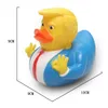 Creative Pvc Trump Duck Party Favor Bath Floating Water Toy Party dostarcza zabawne zabawki Prezent2093038