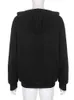 Weiyao Siyah Gotik Hoodies Kafatasları Baskı Teknik Giyim Zip Up Sonbahar Kış Sweatshirts Kadın Koyu Akademisi Bombacı Ceketleri T220726
