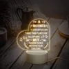 Night Lights Mom Gift Bedroom Lamp Light To Warm Room Decor Ornaments Personalized Birthday Christmas Gifts For Mother