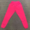 Red web motif de jogging pantalons hommes femmes pantalons de haute qualité