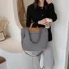 Kvällspåsar khaki handväska för kvinnor lyxiga handväskor duk tygväska purses crossbody shopping hink