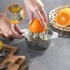 Sublimation Tools Portable Lemon Orange Manual Fruit Juicer 304 Stainless Steel Kitchen Accessories Tools Citrus Raw Hand Pressed Juice Maker