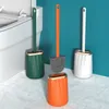 Porte-brosse de toilette en Silicone nettoyage pour tête de brosse outils muraux accessoires de salle de bain 220511