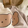 MILANCEL automne bébé vêtements ensemble enfant en bas âge filles à capuche costumes ours tête infantile garçons tenue 220509