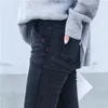 Chude dżinsy Kobieta Nowa wiosenna moda chłopak umyty elastyczne dżinsowe spodnie ołówek Slim Capris Pants naśladowanie Jean Femme 201109