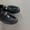 Luxe ontwerpers kleden schoenen voor dames klassieke gesp koeienhuid muffin veterschoenen loafers topkwaliteit dikke hak nieuwste platform schoen met dikke zolen 35-41 met doos