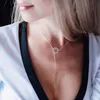 Подвесные ожерелья Оптовые корейские стиль Полная нержавеющая сталь для женщин Бокеп Коли Модные украшения YX15473Pendent