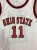 Sjzl98 # 11 Jerry Lucas Ohio state Maglia da basket Curtis Throwback Custom Retro Sports Fan Apparel Jersey