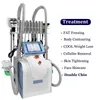 Cryo جديد وصول 360 ° Cryoliplysis تجميد الدهون 5 في 1 آلة التخسيس جسم تشكيل الدهون تقليل الوزن فقدان الذقن المزدوجة 40K بارد الجهاز النحت المعدات بالتبريد