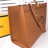 Sunshine Tote Bag Letter Design Amber Double Handle Handbags Women Leather Shoulder Leopard Splicing Crossbody Bags Messenger Designers Handbag Tote Purse