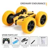 Hamdol Remote Control Double Sided 360°Rotating 4WD RC Cars with Headlights 2.4GHz Electric Race Stunt Toy Car Rechargeable Toys Cars for Boys Girls Birthday