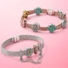 925 silver Butterfly Charm Jewelry Fit Pandora Reflection Mesh Bracelet