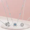 Designer Pendant Necklaces For Women s925 Silver Fit Pandora Style Luxury Jewelry With Box