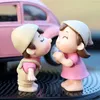 Interior Decorations Cute Car Model Decoration Dashboard Center Console Accessories Couple Gift Birthday Girl Cake DecorationInterior