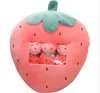 Jouet en peluche oreiller de collation créatif, un sac de collations, poupée fraise avocat, banane carotte, cadeau pour enfants