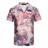 Camisetas vintage casuales para hombres mangas cortas camisas hawaianas de verano ajustado varios patrones de impresi￳n ropa c￡rdigan talla asi￡tica m-3xl
