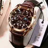 Poedagar Men Heken roestvrijstalen top Luxe mode Business Polshorwatch Waterdicht Luminous Quartz Watches Relogio Masculino 220530