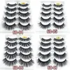 False Eyelashes Woman's Fashion Wispy Flared Natural Long Handmade Eye Lash Extension 6D Faux Mink Hair CrisscrossFalse