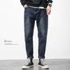 Jeans pour hommes hommes cheville longueur pantalon mode lâche loisirs mâle coréen style denim pantalon adolescent ins harajuku z17men