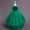 Теакраша Green Girl's Dresssings Kids Formal Wear Tule Crew Sece Little Made Gute Gutember Ware 10 5 7 лет Hi-Lo Made Flower