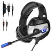 ONIKUMA K5 3 5mm Gaming Headphones casque Earphone Headset with Mic LED Light for Laptop Tablet PS4 New Xbox One263J